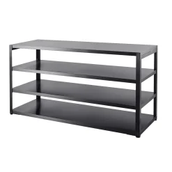 Clearance Myoutdoorkitchen Kesäkeittiön työtasomoduuli hyllyillä 180 cm musta