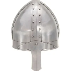 Discount FinePRICE Keskiaikaisen ritarin kypärä 5 antiikki kopio teräs hopea