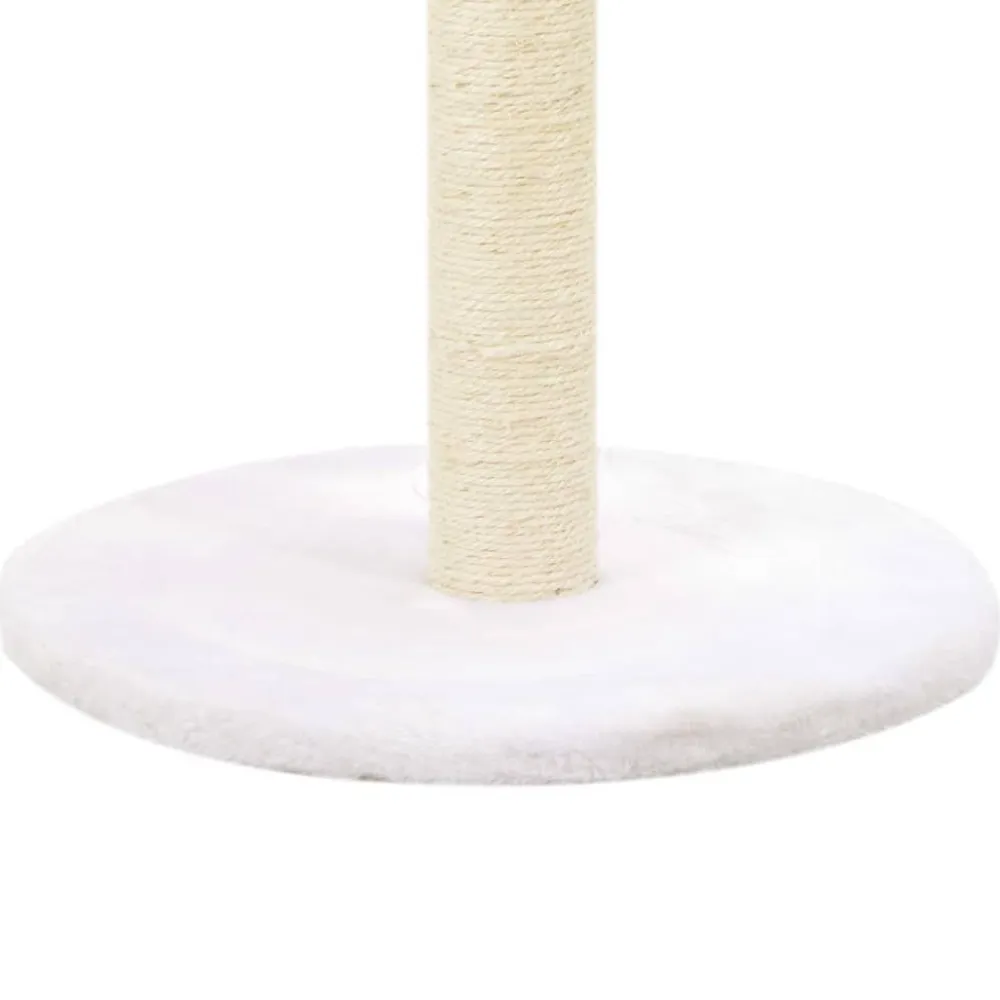 FinePRICE Kissan kiipeilypuu sisal-pylväällä luonnollinen paju (70726)