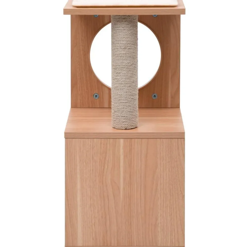 Online FinePRICE Kissan kiipeilypuu sisal-raapimismatolla 60 cm