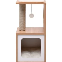 Online FinePRICE Kissan kiipeilypuu sisal-raapimismatolla 60 cm