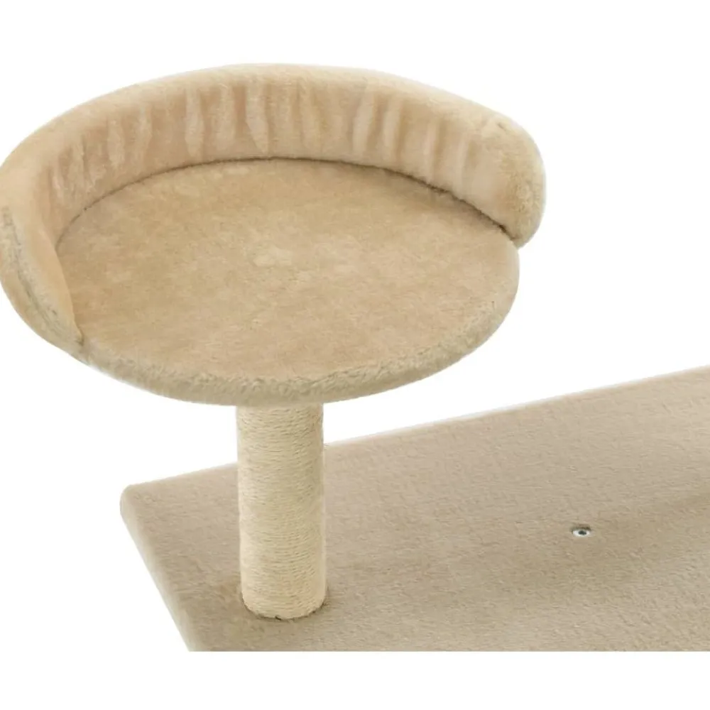 Clearance FinePRICE Kissan raapimispuu, sisal-pylväillä, 95cm, beige