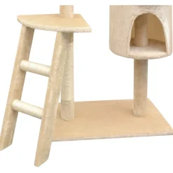 Online FinePRICE Kissan raapimispuu, sisal-pylväillä, 1 pesällä, 150cm, beige