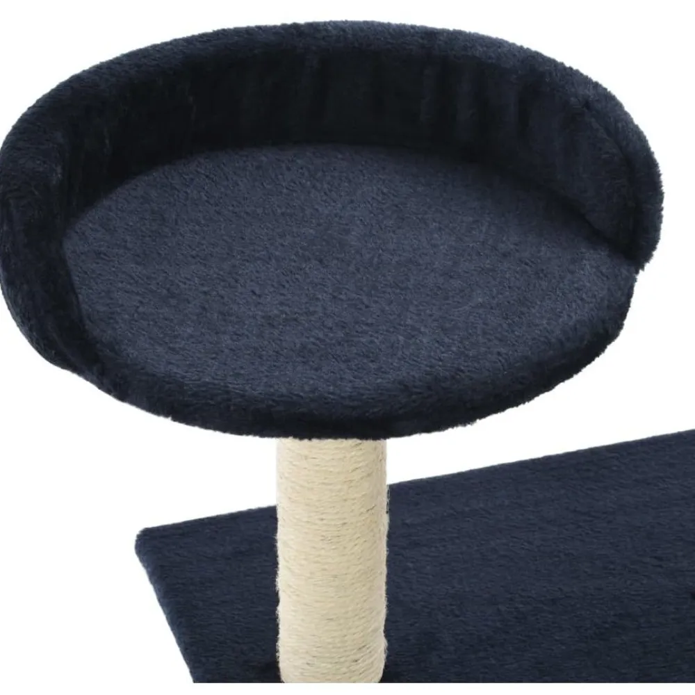 Discount FinePRICE Kissan raapimispuu, sisal-pylväillä, 95cm, tummansininen