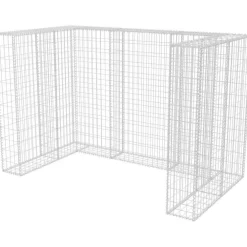 Discount FinePRICE Kivikoriaita kahdelle roska-astialle 180x100x120 cm