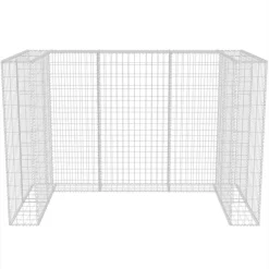 Discount FinePRICE Kivikoriaita kahdelle roska-astialle 180x100x120 cm