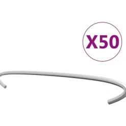 Hot FinePRICE Kivikorien koukut 50kpl galvanoitu teräs 40cm
