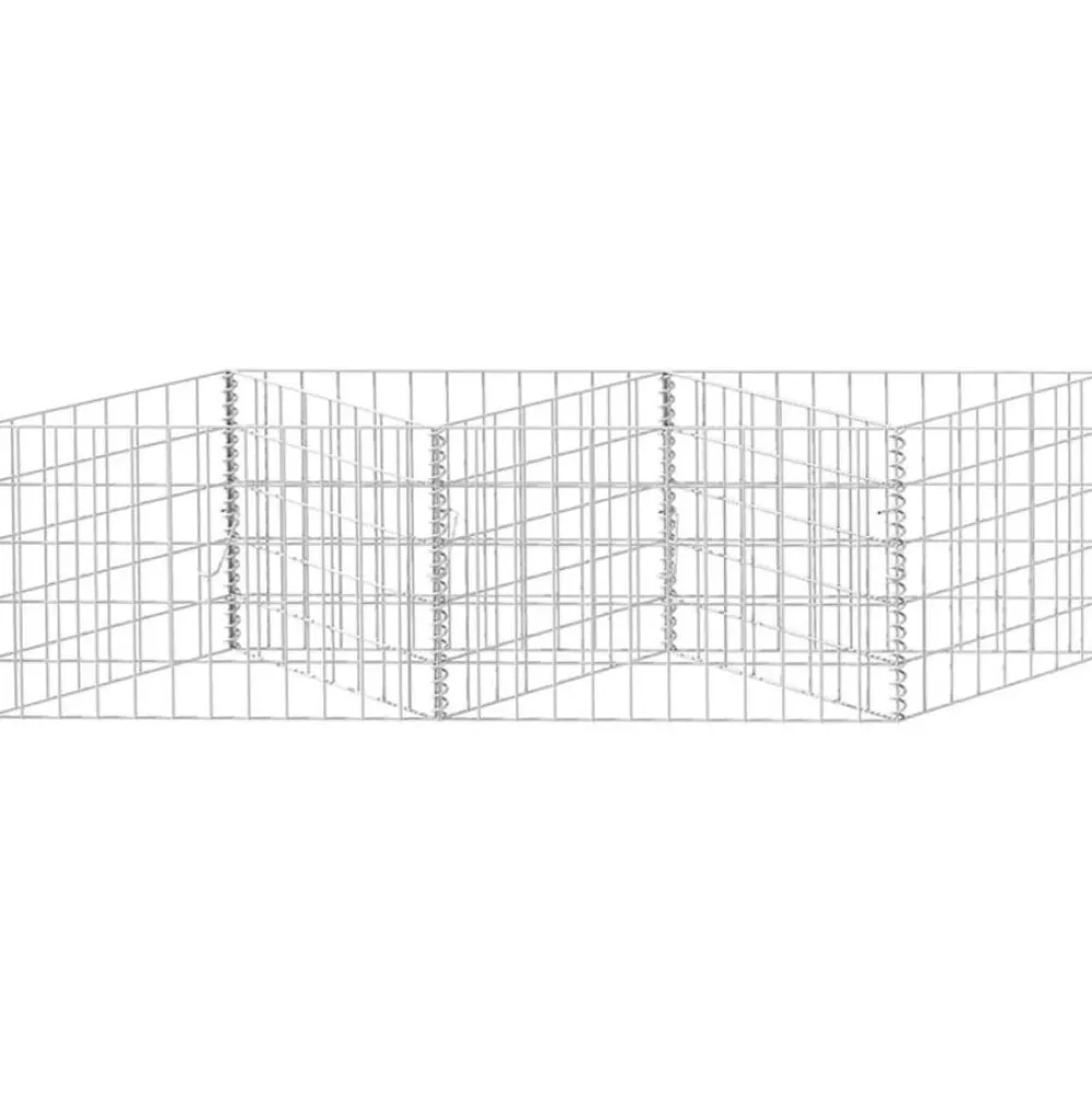Discount FinePRICE Kivikori galvanoitu teräs 120x30x50cm