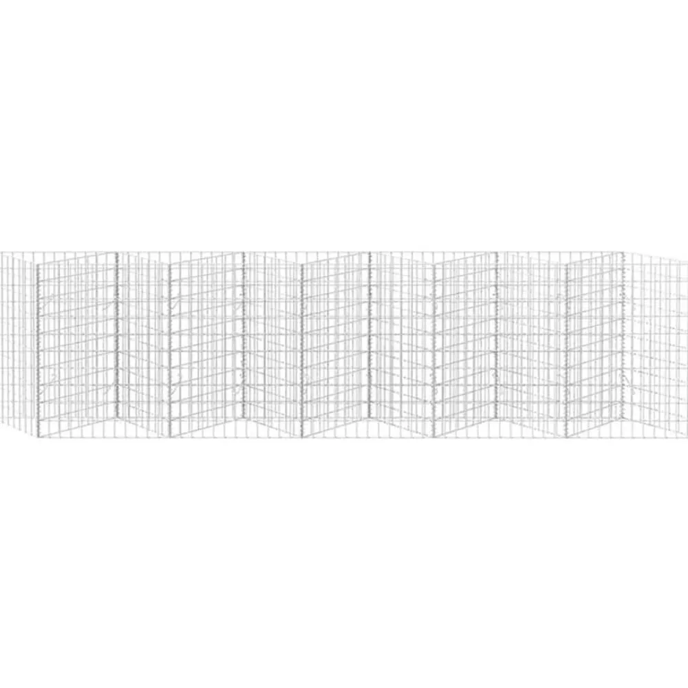 Online FinePRICE Kivikori galvanoitu teräs 300x30x100cm