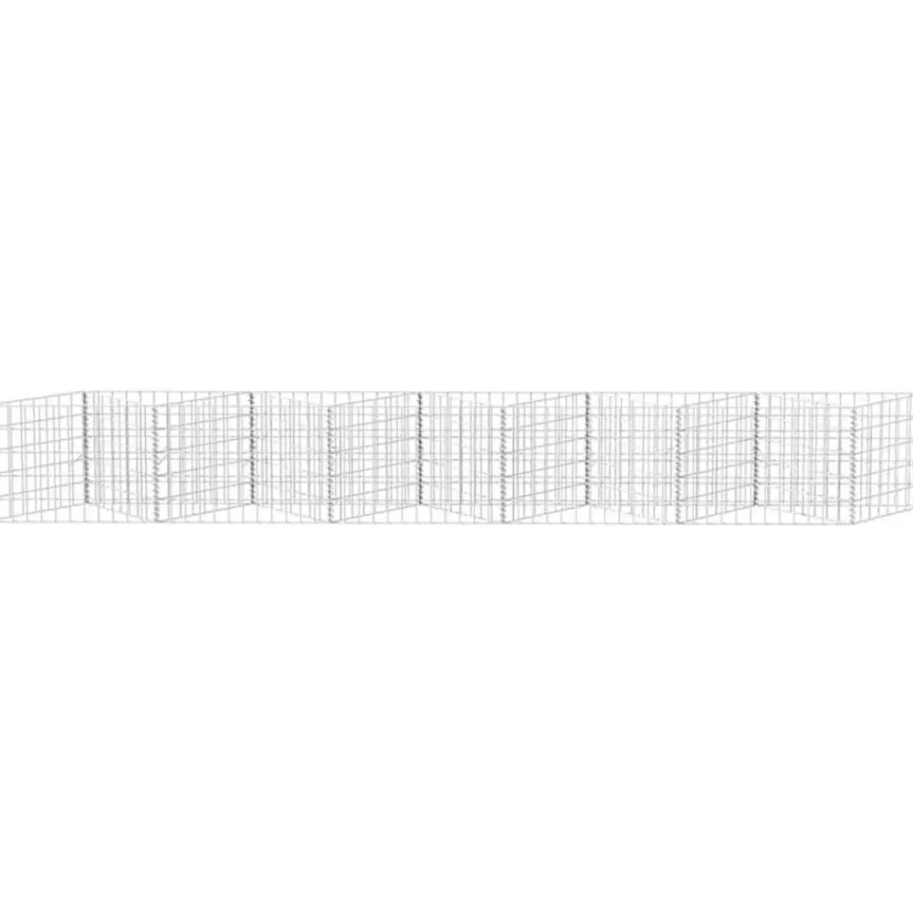 Discount FinePRICE Kivikori galvanoitu teräs 300x30x50cm