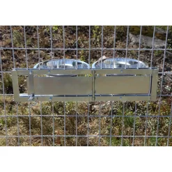 Clearance Jämpti Kääntyvä kuppiteline verkkotarhaan 2 x 2,8 l