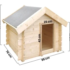 Outlet Timbela Koirankoppi M401, 80x99x76cm