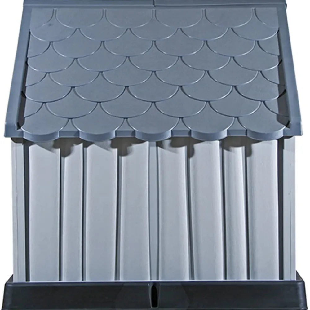 Online FinePRICE Koirankoppi 92x87x91 cm muovi harmaa