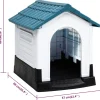 Outlet FinePRICE Koirankoppi 57x68x66 cm polypropeeni sininen