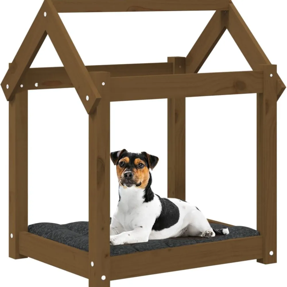 Online FinePRICE Koiransänky 61-111x50-80x70-100cm, mänty, eri kokoja ja värejä