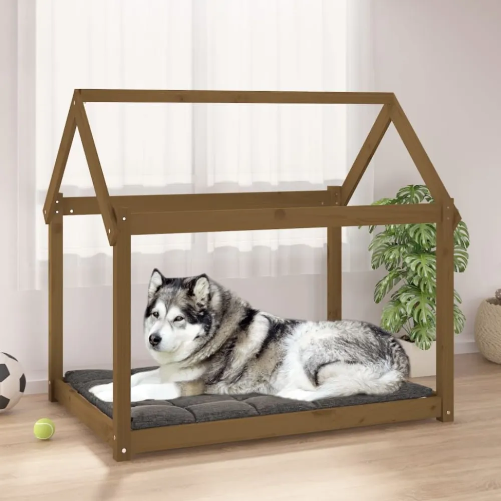 Online FinePRICE Koiransänky 61-111x50-80x70-100cm, mänty, eri kokoja ja värejä