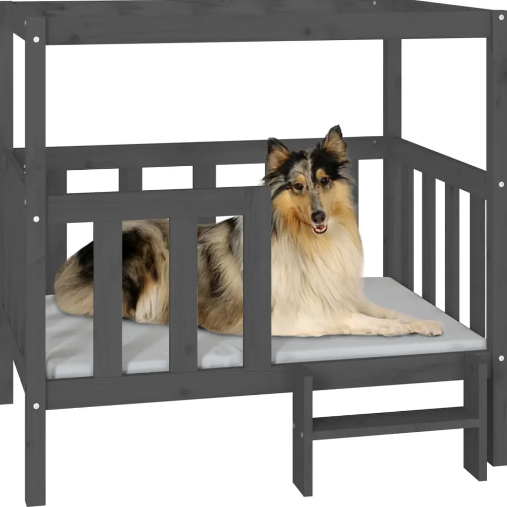 Online FinePRICE Koiransänky 55-105x53-83x60-100cm, mänty, eri värejä ja kokoja