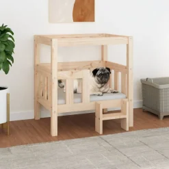 Online FinePRICE Koiransänky 55-105x53-83x60-100cm, mänty, eri värejä ja kokoja