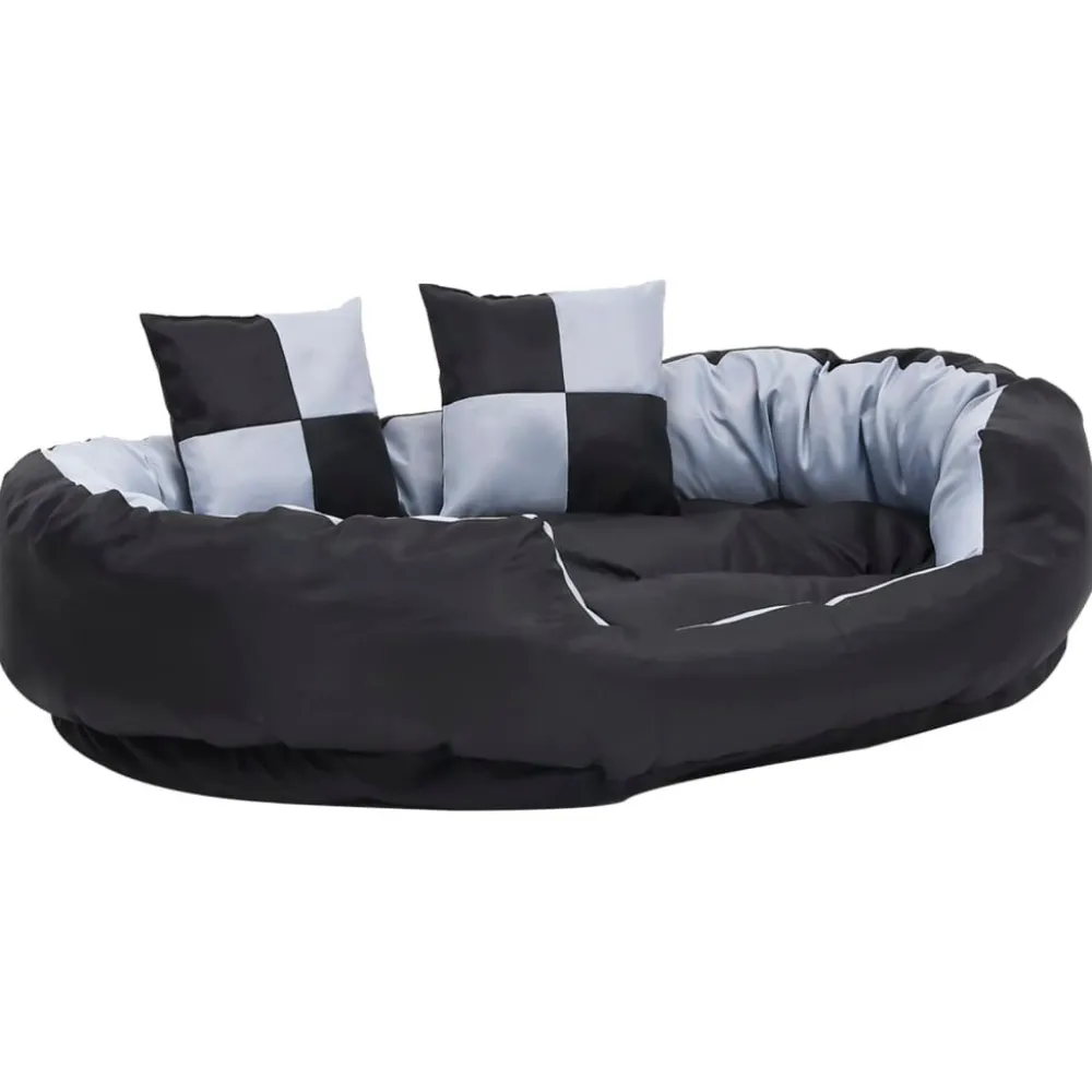 Discount FinePRICE Koiran tyyny, kaksipuolinen, pestävä, eri kokoja ja värejä Harmaa/musta