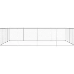 New FinePRICE Koiratarha, galvanoitu teräs, 760x760x195cm