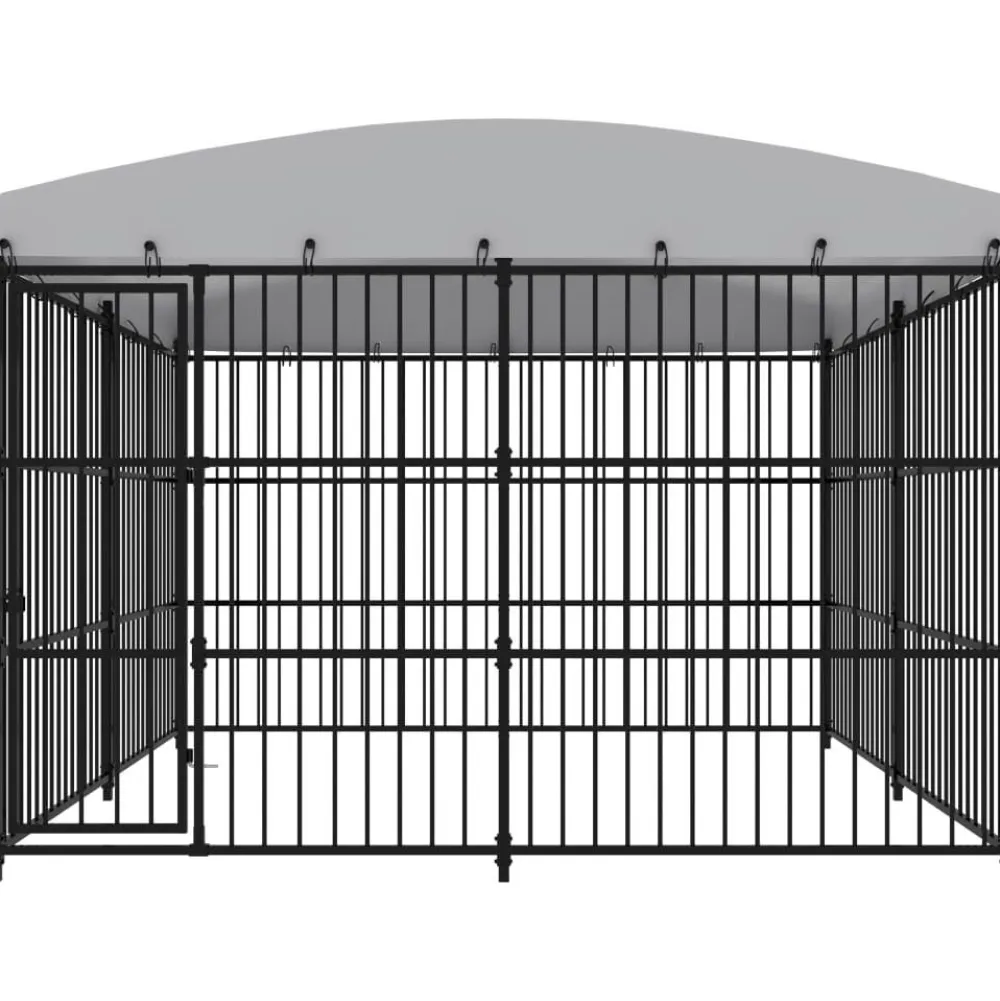 Online FinePRICE Koiratarha katoksella, 300x300x210cm