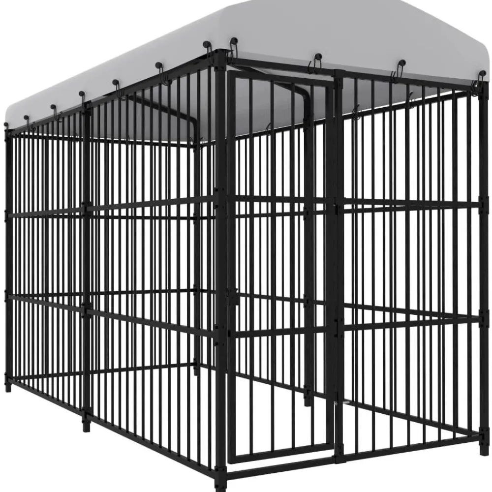 Clearance FinePRICE Koiratarha katoksella, 300x150x210cm