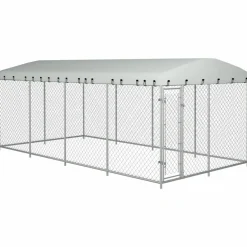 Hot FinePRICE Koiratarha katoksella, 8x4x2m