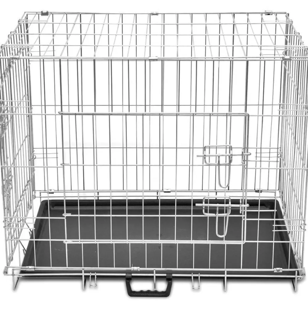 New FinePRICE Kokoontaitettava koiranhäkki, 64x95x56cm, L
