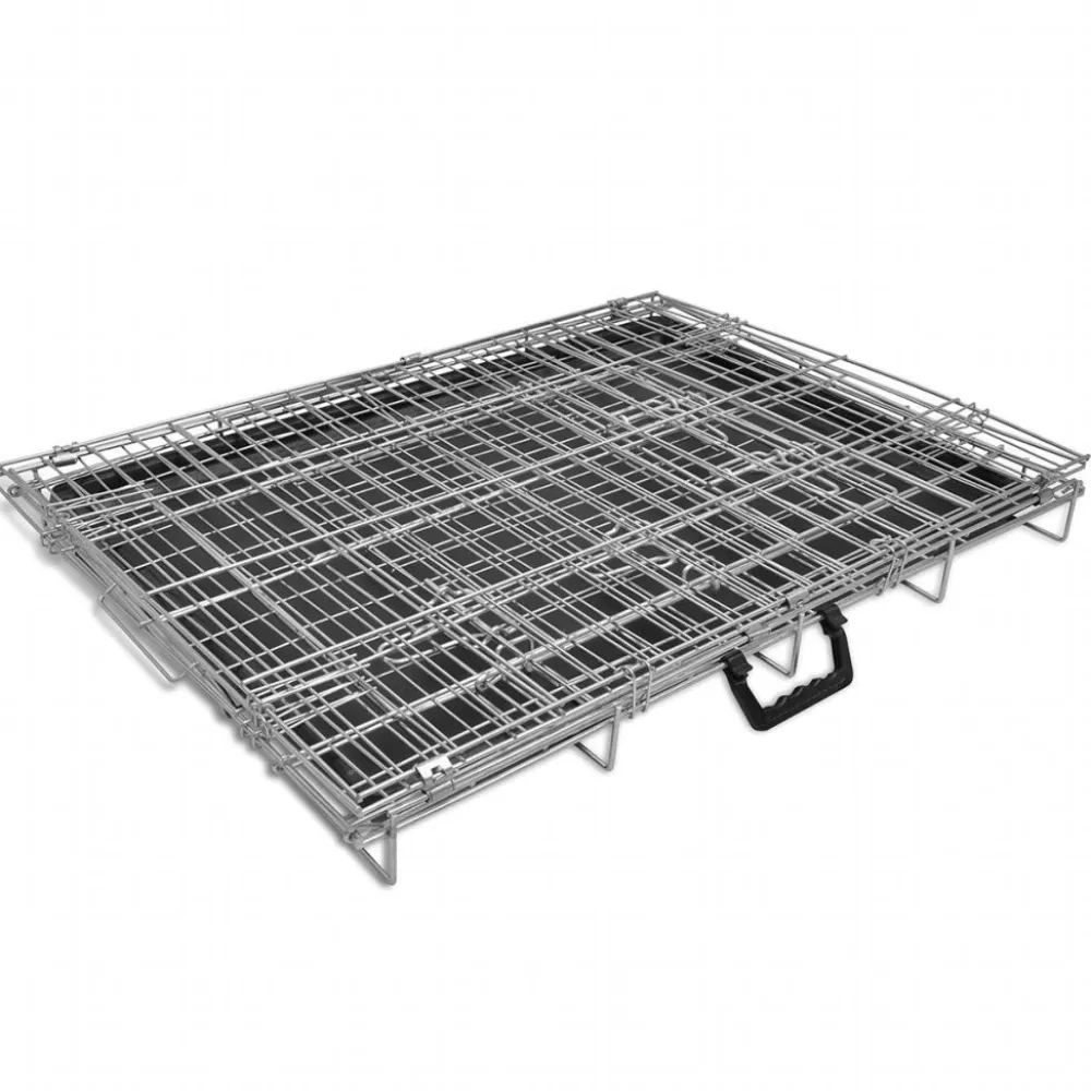 New FinePRICE Kokoontaitettava koiranhäkki, 64x95x56cm, L