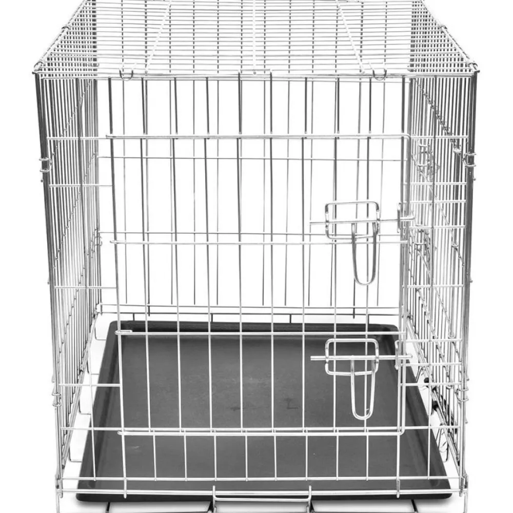 New FinePRICE Kokoontaitettava koiranhäkki, 64x95x56cm, L