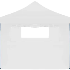 New FinePRICE Kokoontaitettava pop-up juhlateltta 5 sivuseinää 3x9m valkoinen