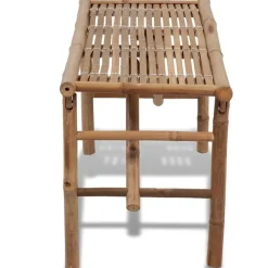 Hot FinePRICE Kokoontaitettava puutarhapenkki 118 cm bambu