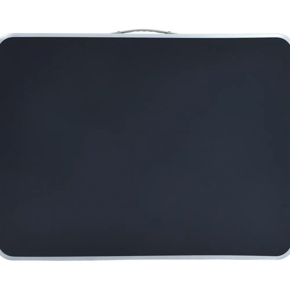 Online FinePRICE Kokoontaitettava retkipöytä metallirungolla 80x60 cm harmaa