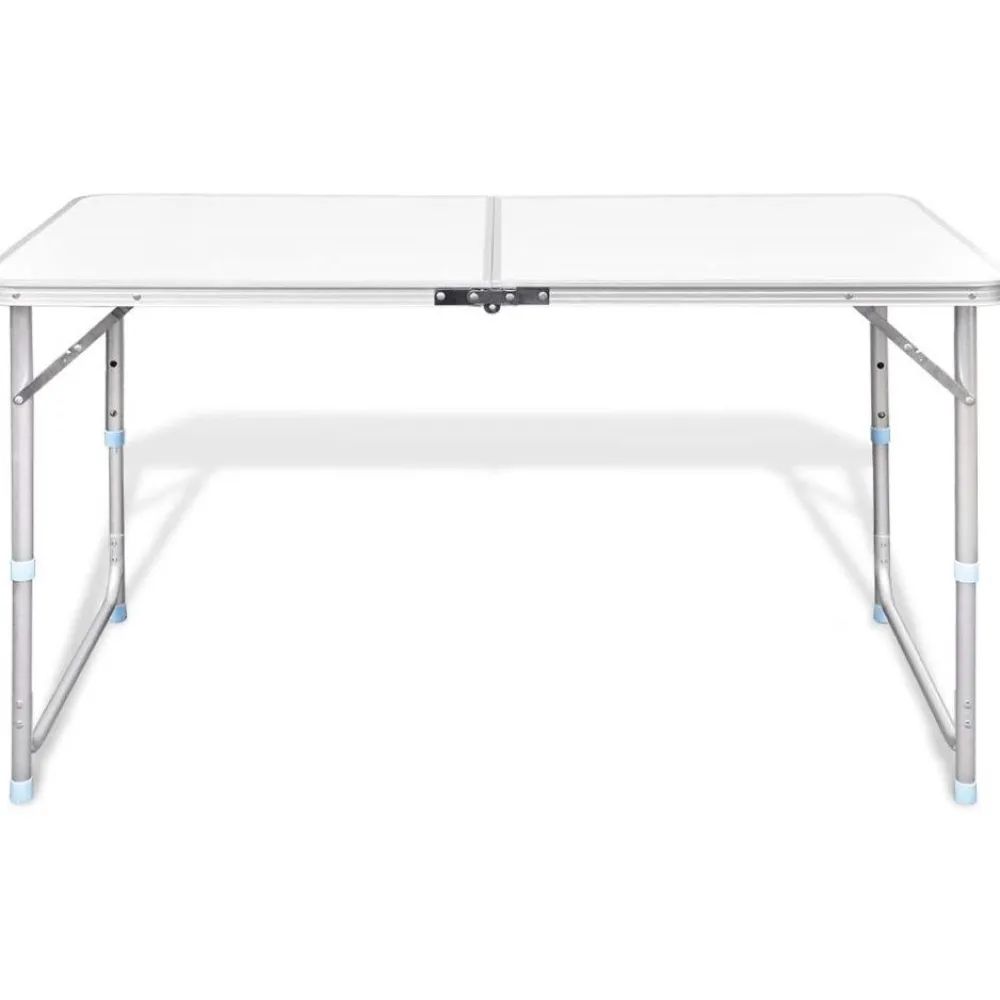 Discount FinePRICE Kokoontaitettava retkipöytä 120 x 60 cm alumiini