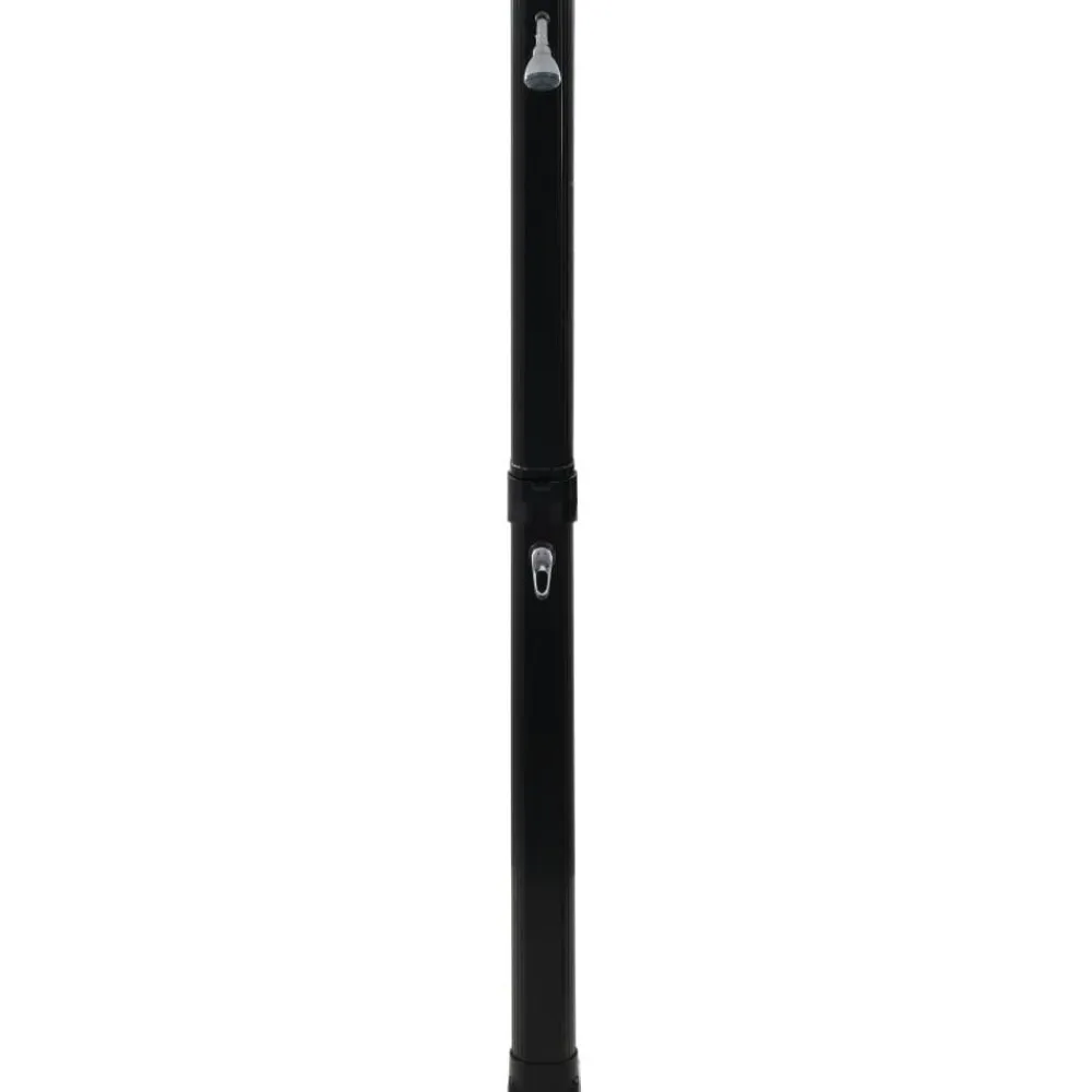 Hot FinePRICE Kokoontaittuva aurinkovoimasuihku 214 cm musta 23 l