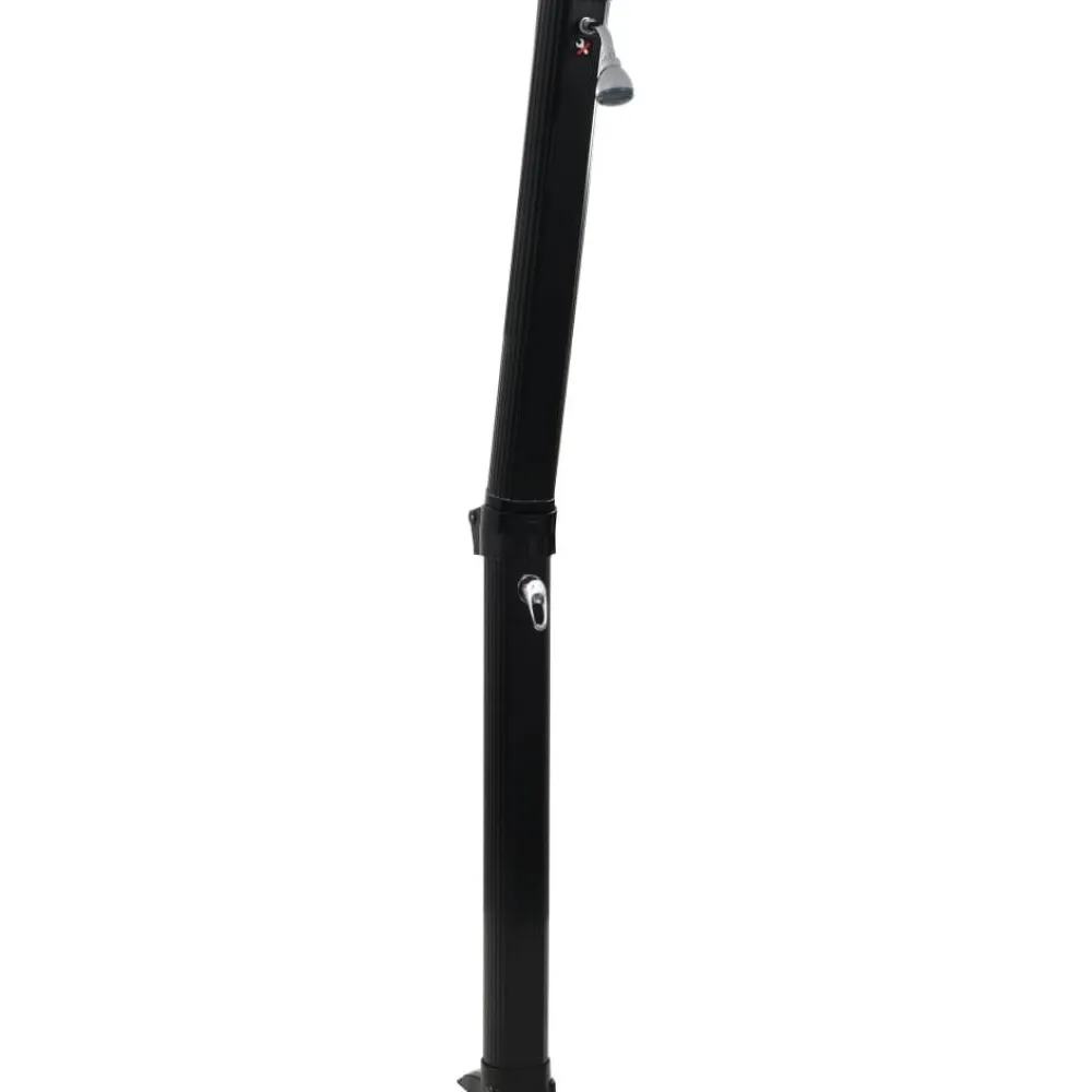 Hot FinePRICE Kokoontaittuva aurinkovoimasuihku 214 cm musta 23 l