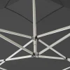 New FinePRICE Kokoontaittuva juhlateltta alumiini 2x2 m antrasiitti
