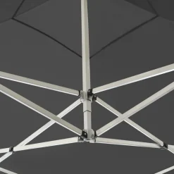 New FinePRICE Kokoontaittuva juhlateltta alumiini 2x2 m antrasiitti