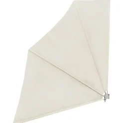 FinePRICE Kokoontaittuva parvekkeen sivumarkiisi kerma 140x140 cm