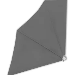 New FinePRICE Kokoontaittuva parvekkeen sivumarkiisi harmaa 140x140 cm