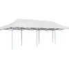 Best FinePRICE Kokoontaittuva pop-up juhlateltta 3 x 9 m valkoinen