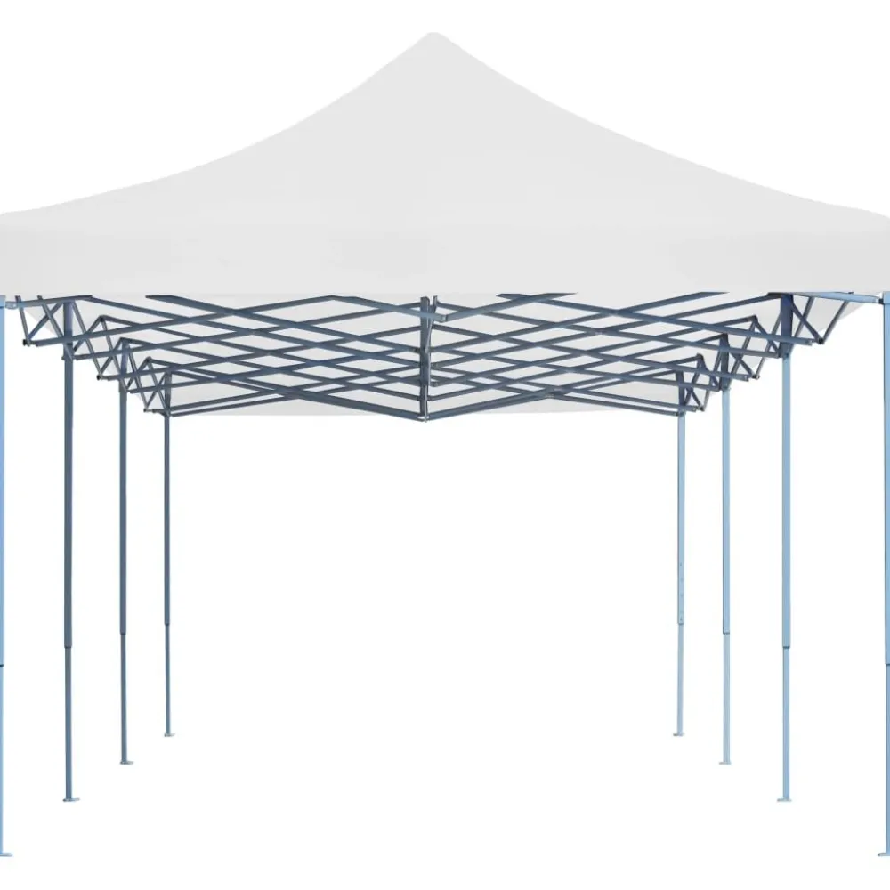 Best FinePRICE Kokoontaittuva pop-up juhlateltta 3 x 9 m valkoinen