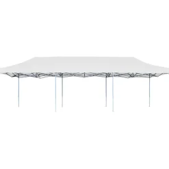 Best FinePRICE Kokoontaittuva pop-up juhlateltta 3 x 9 m valkoinen