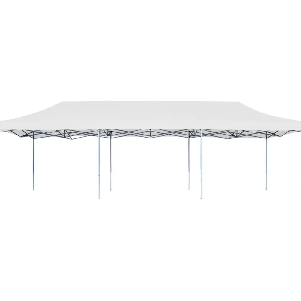 Best FinePRICE Kokoontaittuva pop-up juhlateltta 3 x 9 m valkoinen