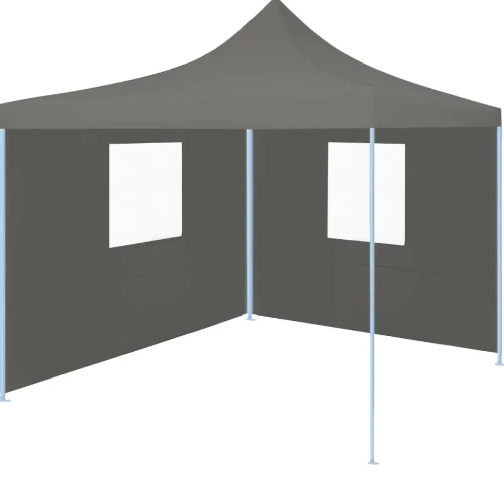 Sale FinePRICE Kokoontaittuva pop-up juhlateltta 2 seinällä 3x3m antrasiitti