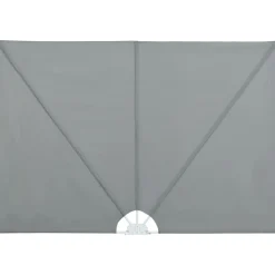Best FinePRICE Kokoontaittuva terassin sivumarkiisi harmaa 240x160 cm