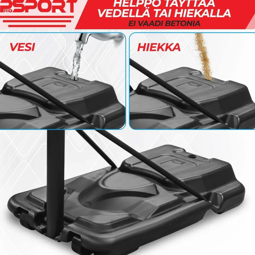 Hot ProSport Koripalloteline 1,5 - 3,05 m