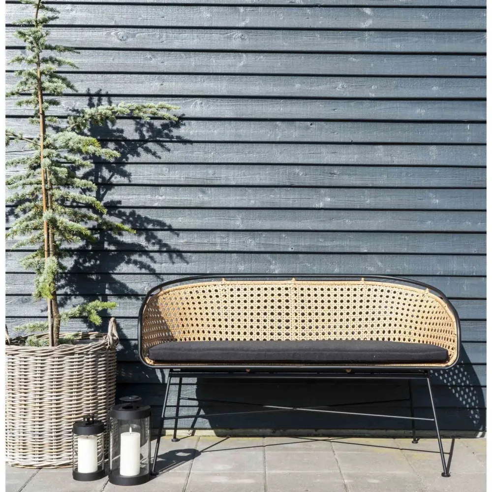 Discount House Nordic Koriruukku Caor, 4kpl, rottinki, ruskea