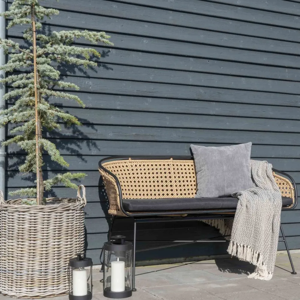 Discount House Nordic Koriruukku Caor, 4kpl, rottinki, ruskea