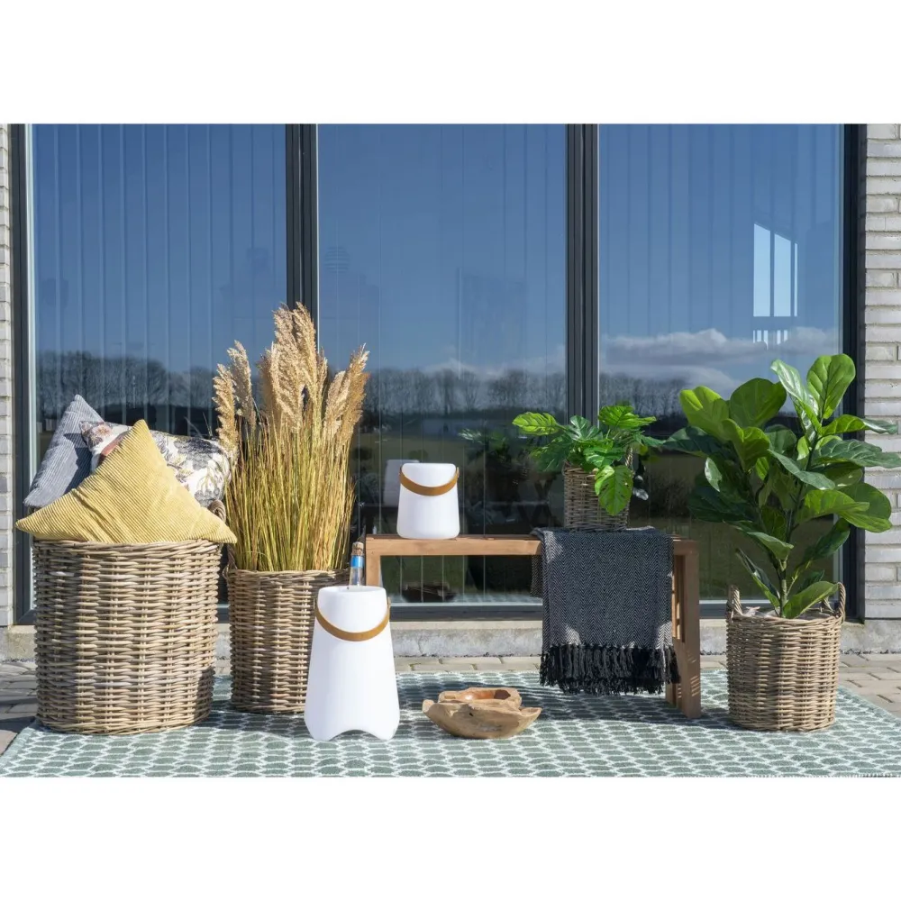 Discount House Nordic Koriruukku Caor, 4kpl, rottinki, ruskea